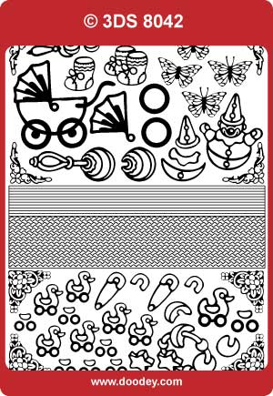 3DS8042 Birth Playthings 3D Peel off