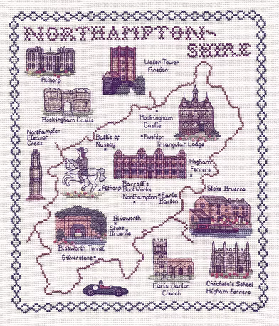 Cross Stitch Map Kits