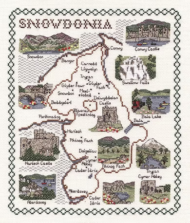 Cross Stitch Map Kits