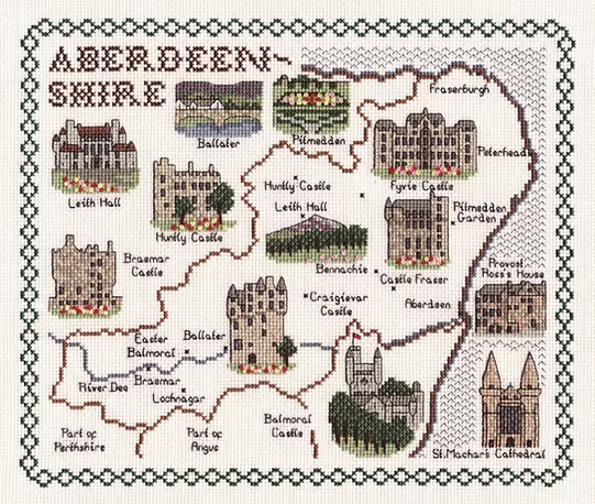 Cross Stitch Map Kits