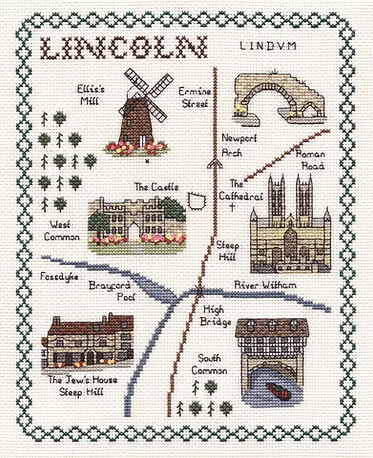 Cross Stitch Map Kits