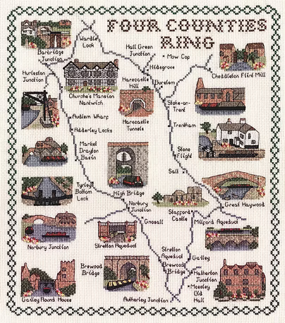 Cross Stitch Map Kits