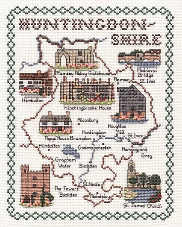 Cross Stitch Map Kits