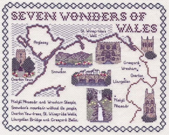 Cross Stitch Map Kits