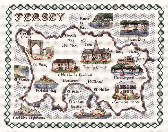 Cross Stitch Map Kits