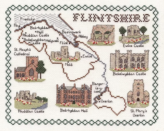Cross Stitch Map Kits