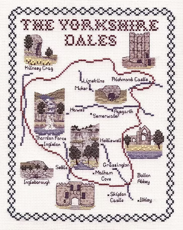 Cross Stitch Map Kits
