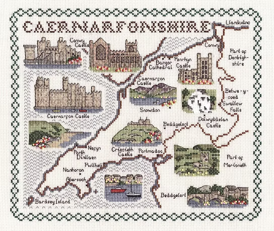 Cross Stitch Map Kits