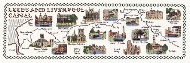 Cross Stitch Map Kits