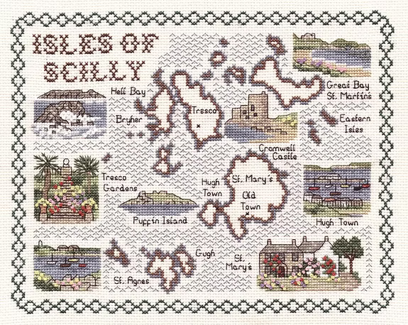 Cross Stitch Map Kits