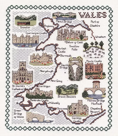 Cross Stitch Map Kits