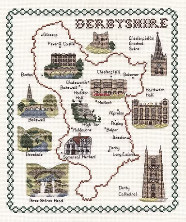 Cross Stitch Map Kits