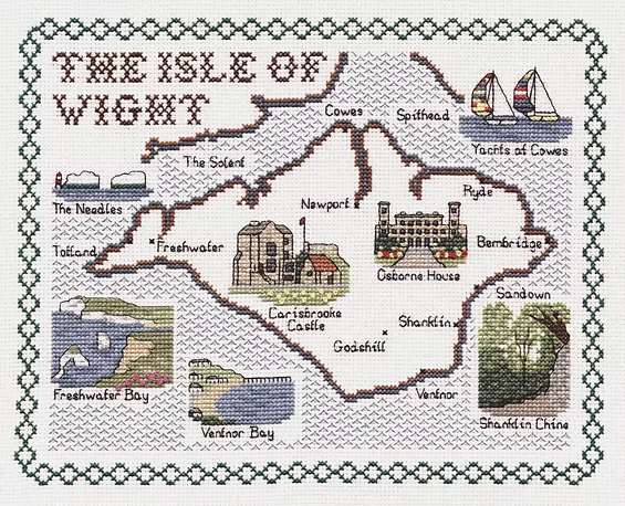Cross Stitch Map Kits