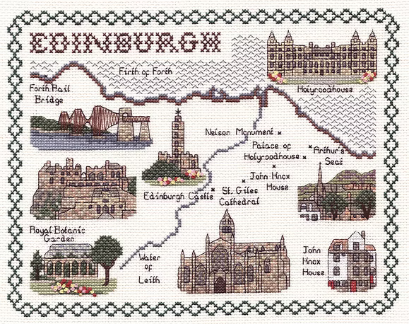 Cross Stitch Map Kits