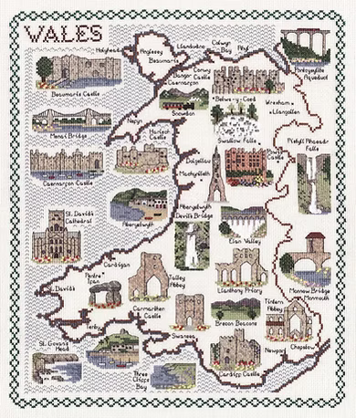 Cross Stitch Map Kits