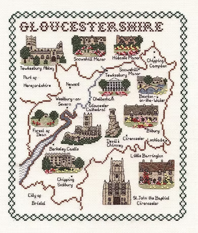 Cross Stitch Map Kits