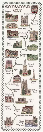 Cross Stitch Map Kits