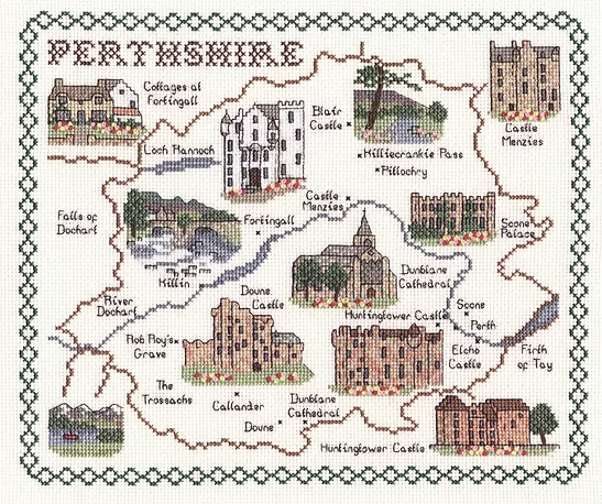 Cross Stitch Map Kits
