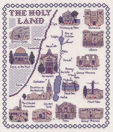 Cross Stitch Map Kits