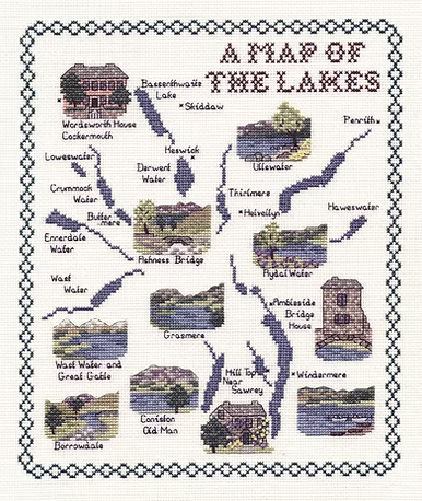 Cross Stitch Map Kits