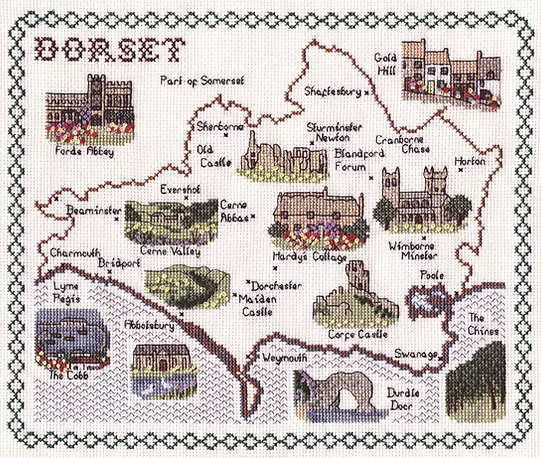 Cross Stitch Map Kits