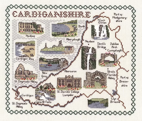 Cross Stitch Map Kits