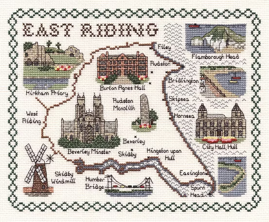 Cross Stitch Map Kits