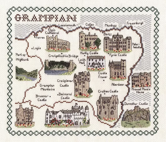 Cross Stitch Map Kits