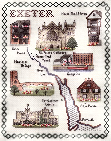 Cross Stitch Map Kits