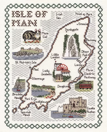 Cross Stitch Map Kits