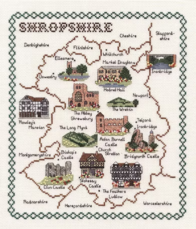 Cross Stitch Map Kits