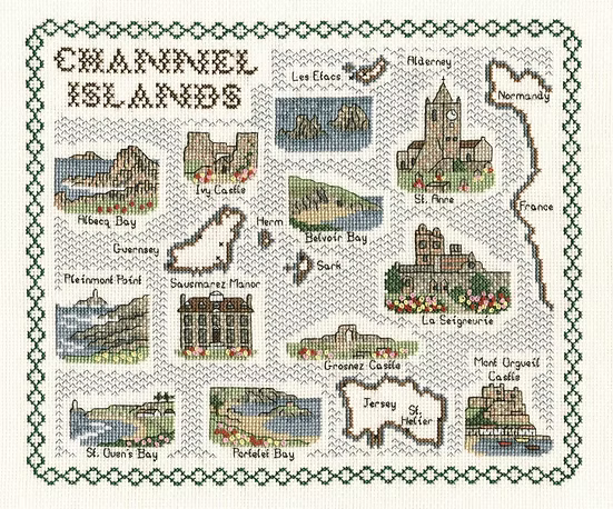 Cross Stitch Map Kits