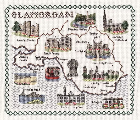 Cross Stitch Map Kits