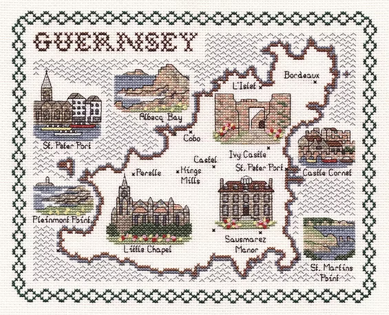 Cross Stitch Map Kits