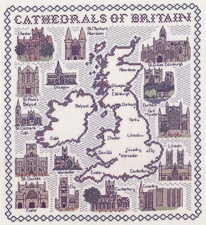 Cross Stitch Map Kits