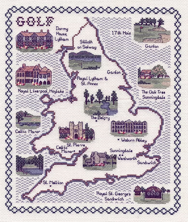 Cross Stitch Map Kits