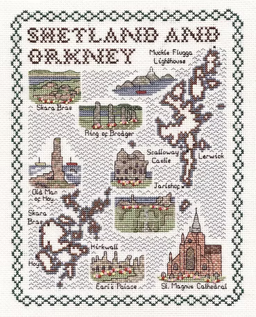 Cross Stitch Map Kits