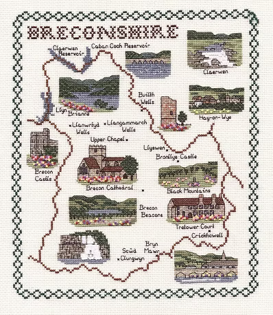 Cross Stitch Map Kits