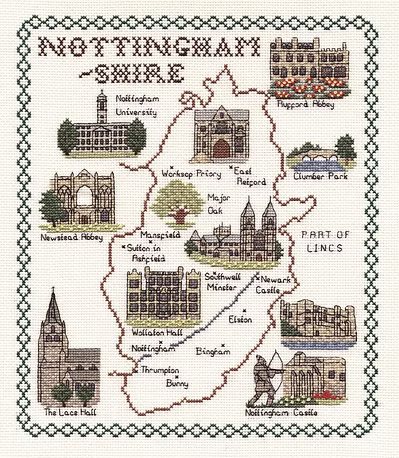 Cross Stitch Map Kits
