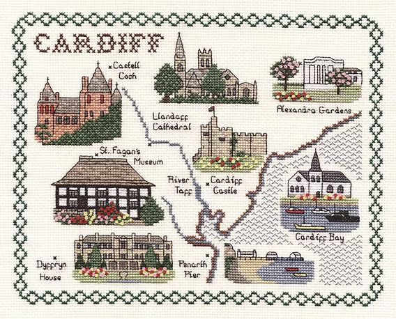 Cross Stitch Map Kits