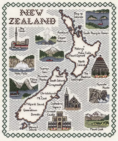 Cross Stitch Map Kits