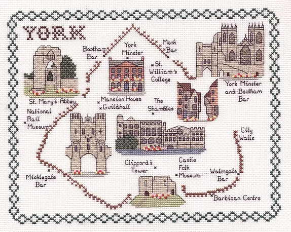 Cross Stitch Map Kits