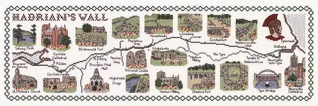 Cross Stitch Map Kits