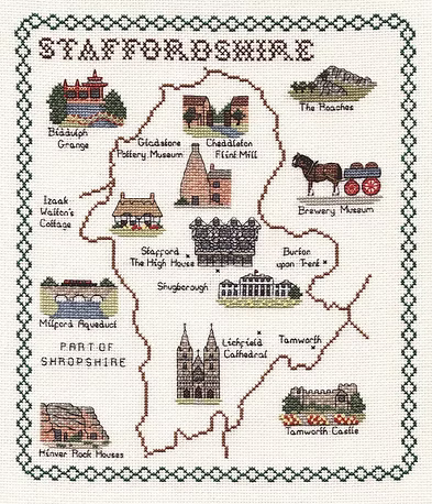 Cross Stitch Map Kits