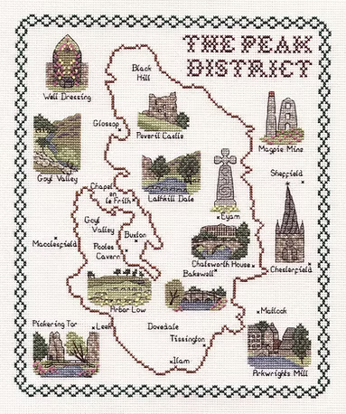 Cross Stitch Map Kits