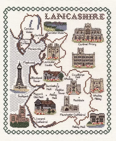 Cross Stitch Map Kits