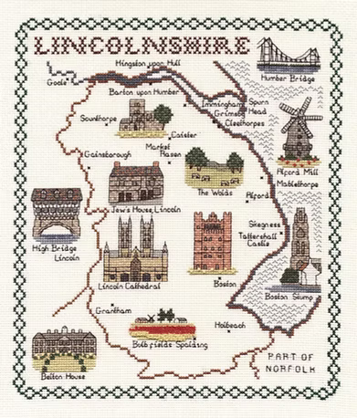 Cross Stitch Map Kits