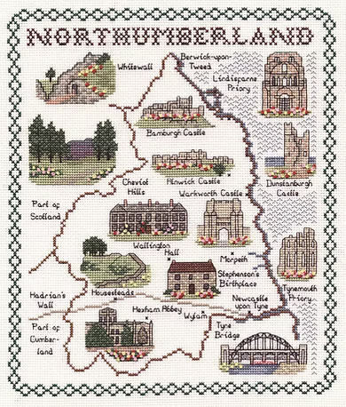 Cross Stitch Map Kits