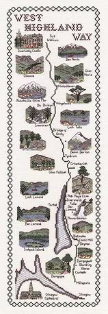 Cross Stitch Map Kits