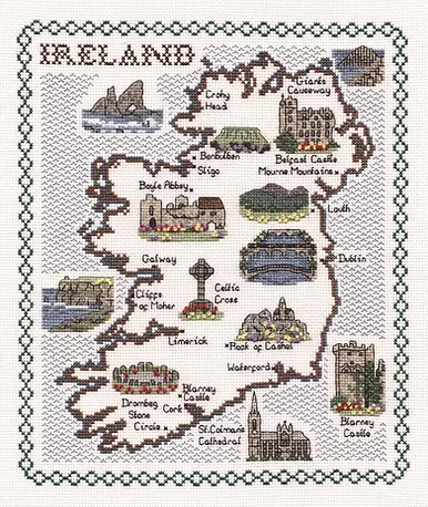 Cross Stitch Map Kits